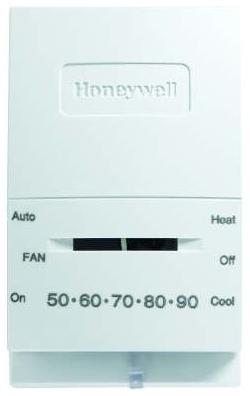 T834N1002 HW TSTAT WHITE GAS/ELEC