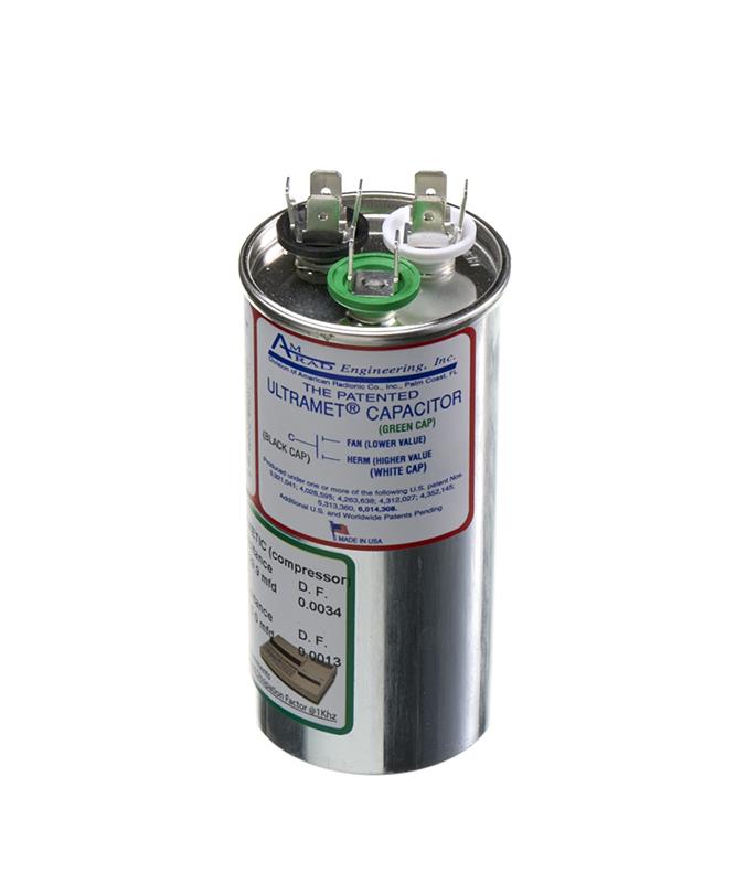 dnUSA2224BA 25/3MFD 370/440 CAPACITR RND