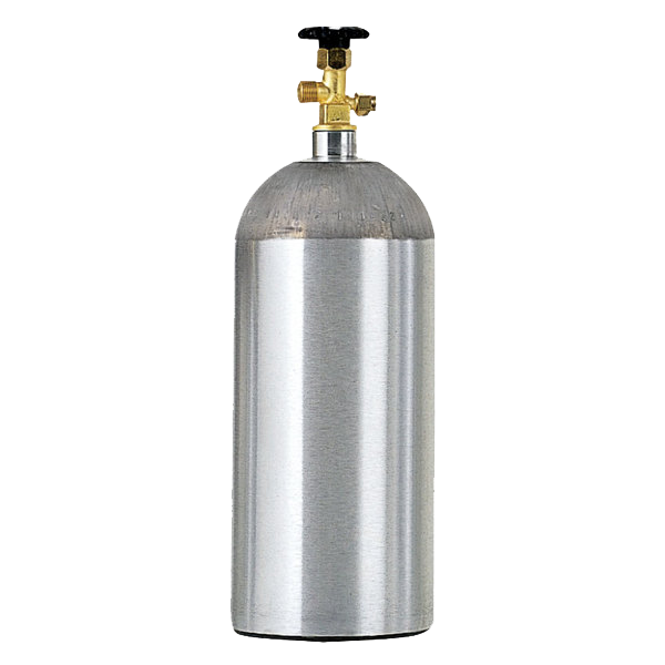 CO2 5LB CYLINDER LESS CONTENTS ALUM