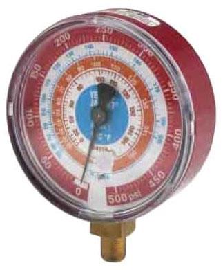 49137 GAUGE 80MM RED R410A/22