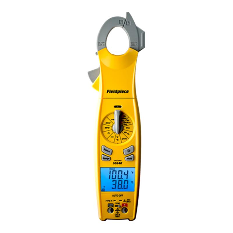 SC640 CLAMP METER W/ TEMP NCV