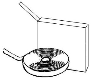 METAL HANGING STRAP 1X100FT