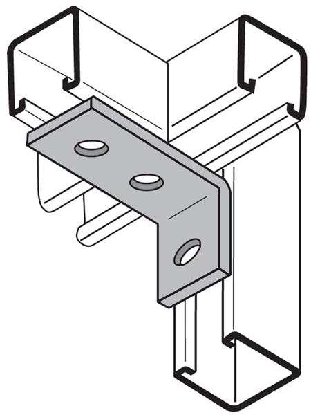 #D103 3-HOLE 90DEG ANGLE BRACKET