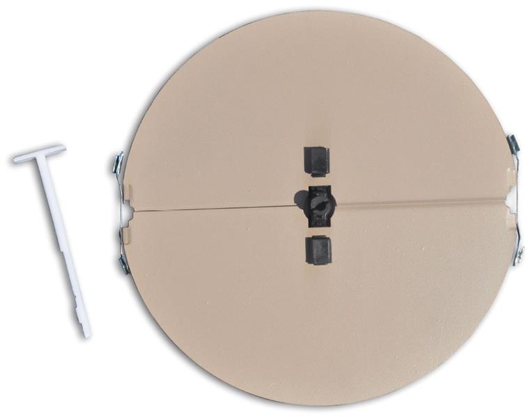 BUTTERFLY DAMPER FOR LAY IN 8 IN