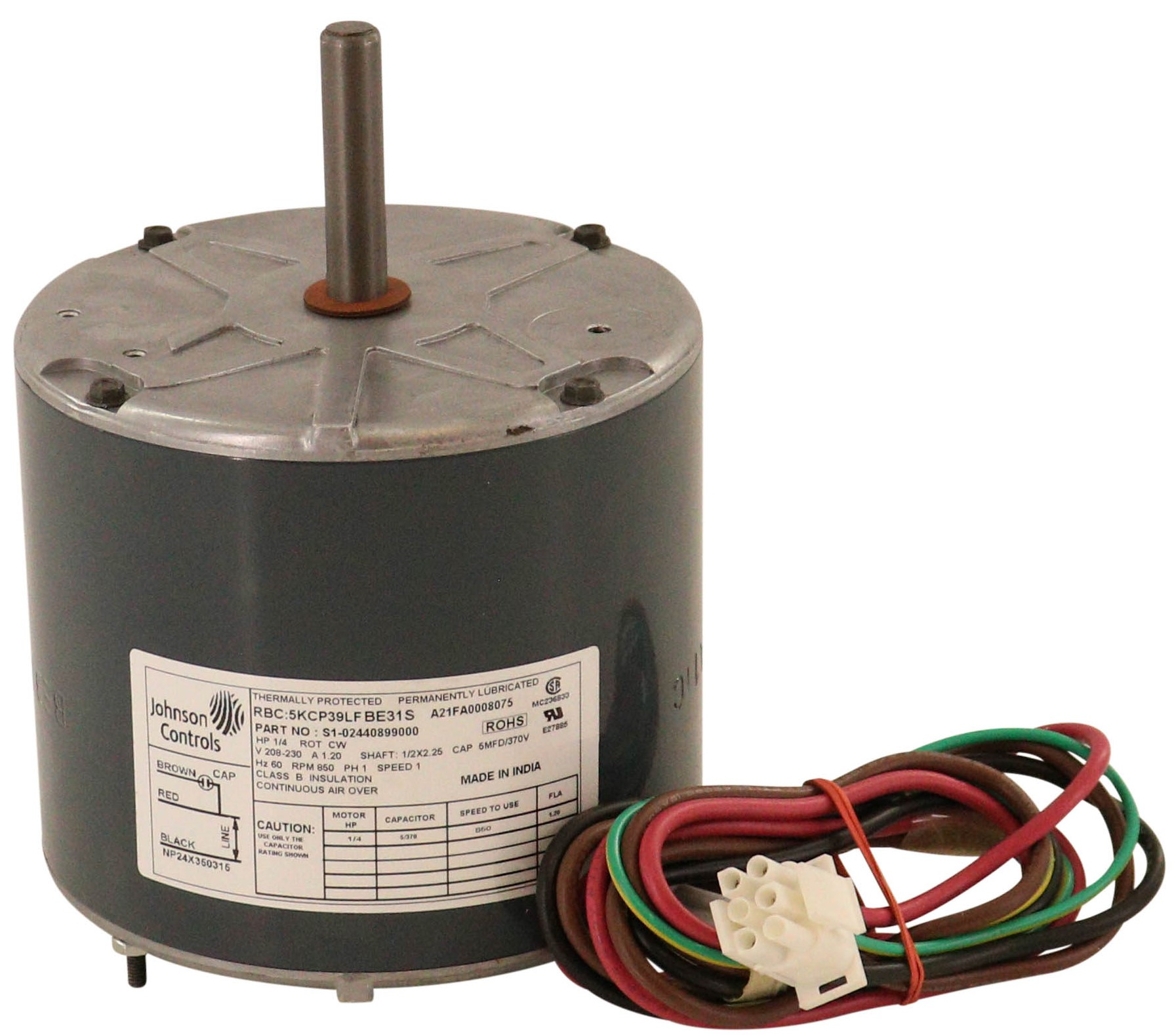 S1-02440899000 COND MTR 1/4HP 850/1SP