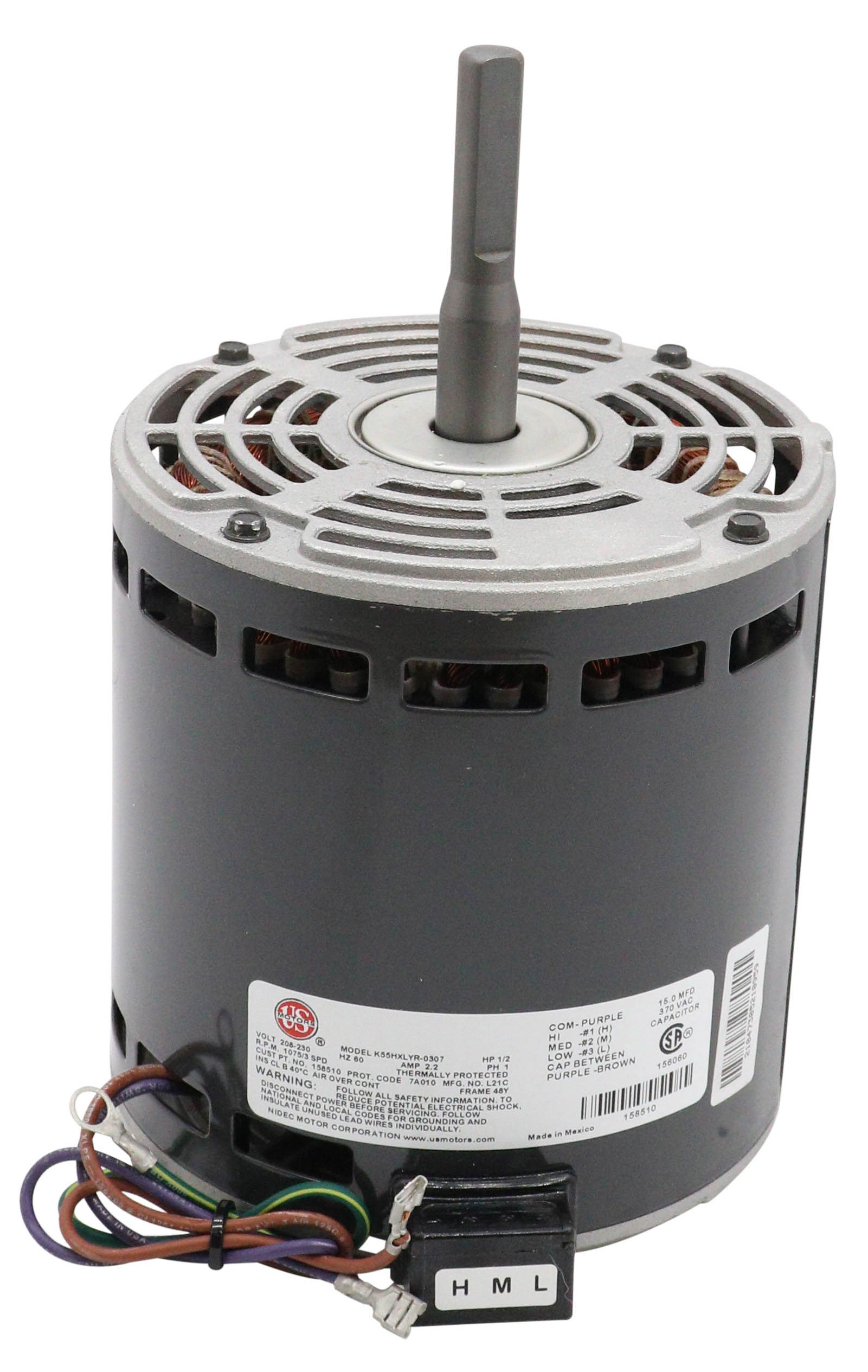 S1-02435321000 BLW MTR 3/4HP 1075/3SP