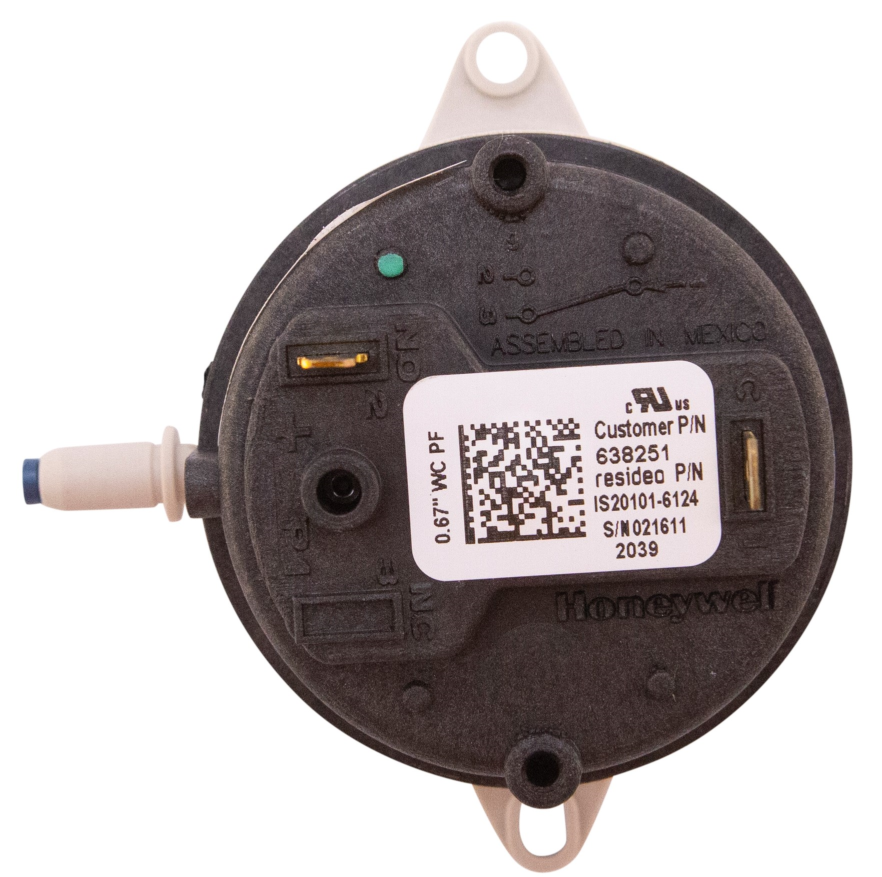 S1-02435978000 PRESS SWITCH .67 W.C.