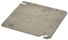 84962 4X4 FLAT BLANK UTILITY BOX COVER