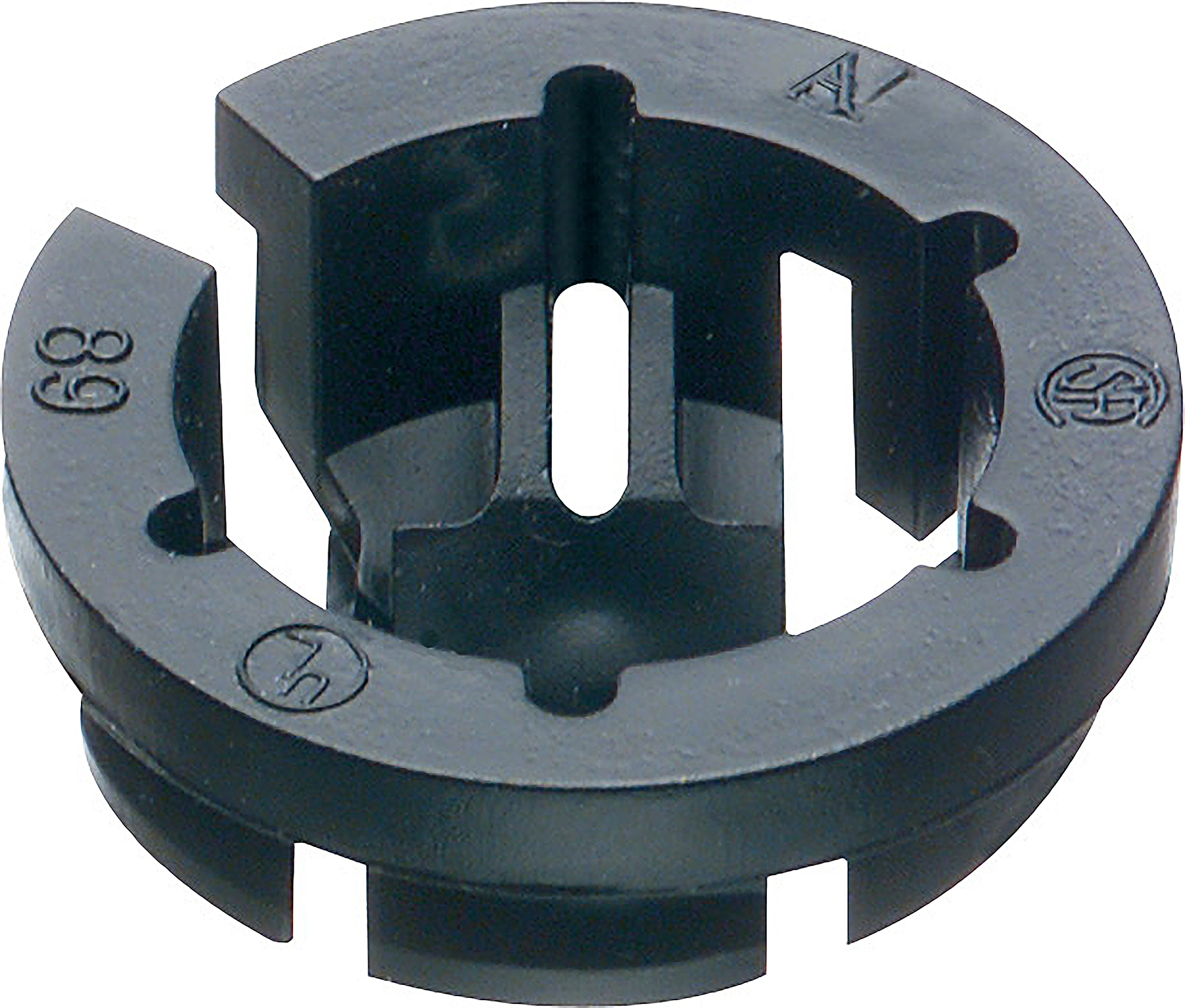 NM94 BLACK BUTTON BUSHING 1/2