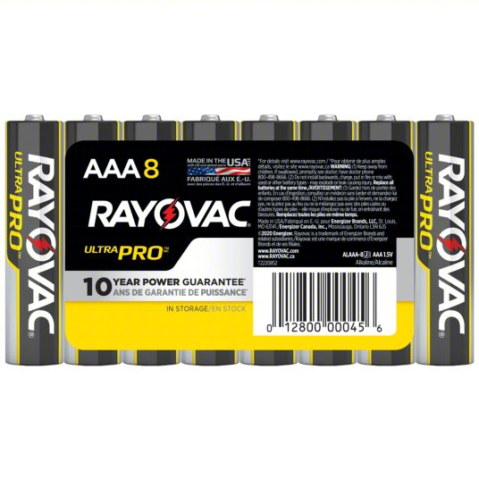 BATTERY AAA ALKAL. ALAAA-8J