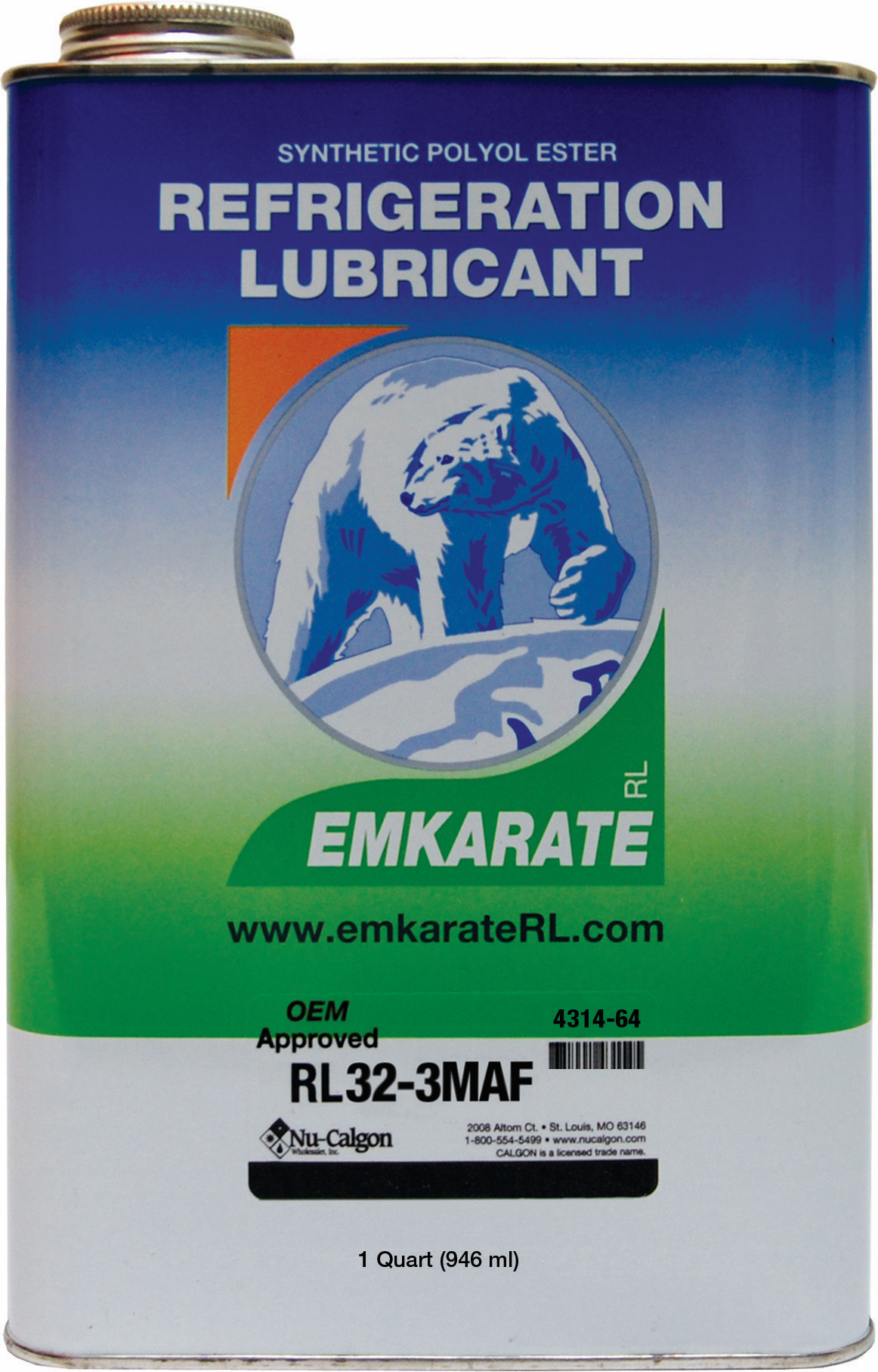 4314-14 POE REFRIGERATION OIL  QT